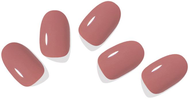 [비건뷰티] 엣지유 샵젤 붙이는 젤네일 16p 세트, 애쉬핑크, 1개