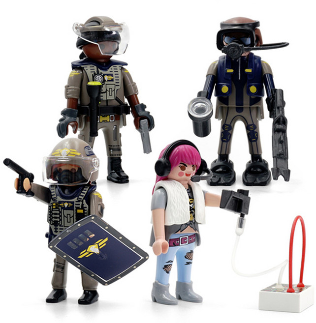 플레이모빌 경찰특공대 피규어 세트 71146, 1개