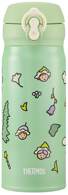 THERMOS 膳魔師 ZERO PER ZERO 圖案一鍵式隨行杯, 水果乾, 400ml, 1個