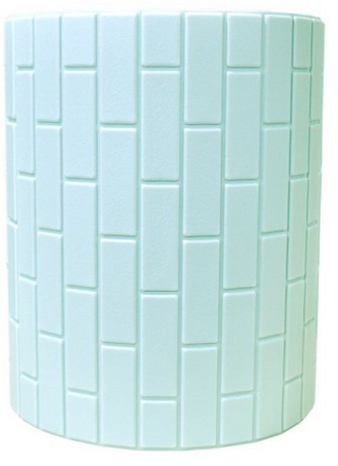 데코리아 간편한 접착식 보온 모노 타일 단열 폼블럭 66cm x 2.5m, 민트(BLK-225), 1개