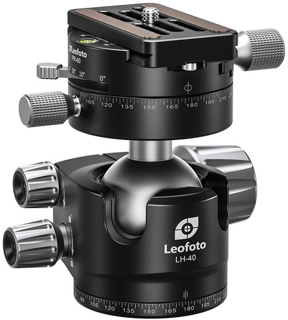 레오포토 프로 라인업 볼헤드 파노라마 패닝 클램프, 1개, LH-40PR+NP-60