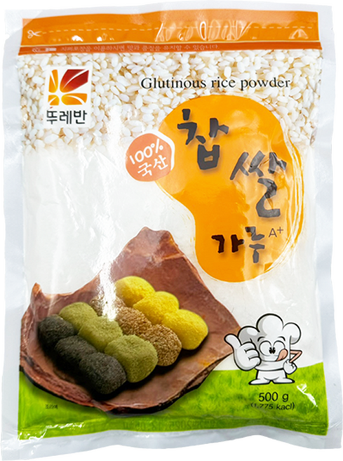 뚜레반 국산 찹쌀가루 A+, 500g, 1개