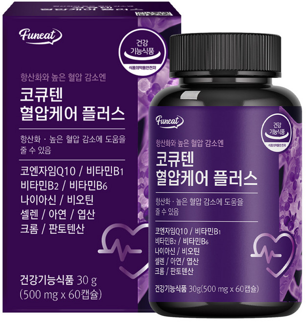 Funeat 輔酶Q10綜合錠, 60顆, 1罐