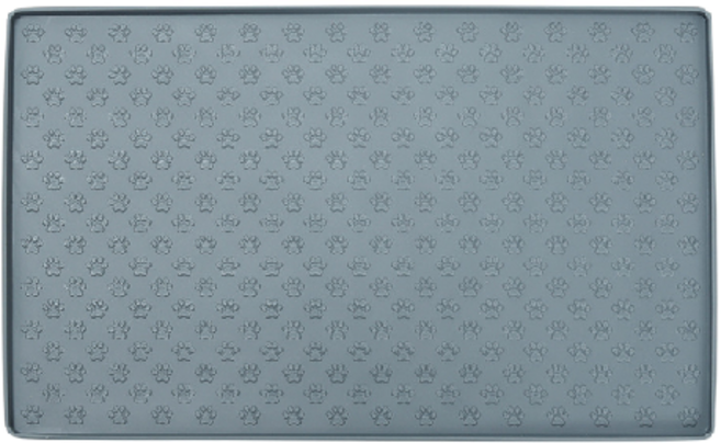 멍냥 반려동물 논슬립 실리콘 배변매트, 진회색, 1개