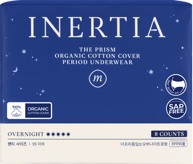 이너시아 더프리즘 입는 오버나이트, 중형, 8개입, 1개