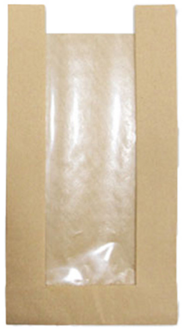 천운패키지 투명창봉투 크라프트 중, 100개