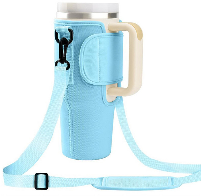 씨오브비 스탠리 호환용 텀블러 파우치 1200ml, 아쿠아블루, 1개