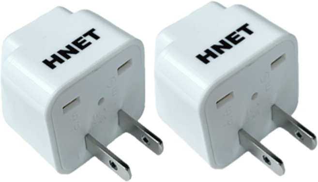 에이치앤이티 110V 멀티변환 어댑터 M01, 2개