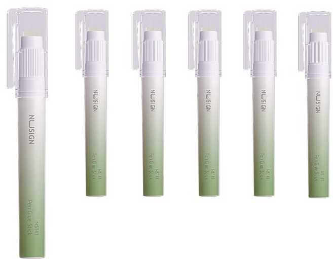 델리 누사인 그라데이션 슬림 글루스틱, 2.2g, 6개