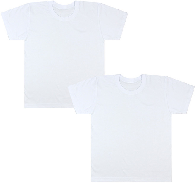 이너스유 아동용 베이직 순면 반팔 티셔츠 2p