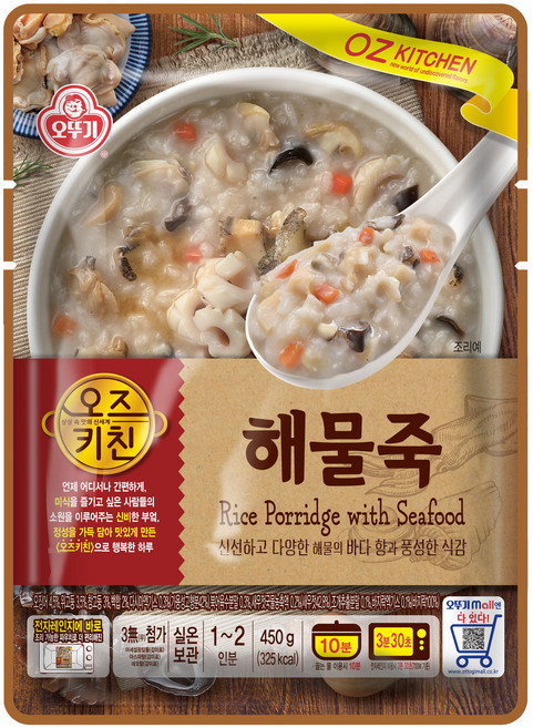 오뚜기 오즈키친 해물죽, 450g, 1개