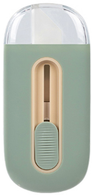 델리 포켓 세라믹 안전컷터 TD262, 그린, 1개