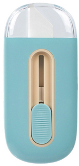 델리 포켓 세라믹 안전컷터 TD262, 블루, 1개