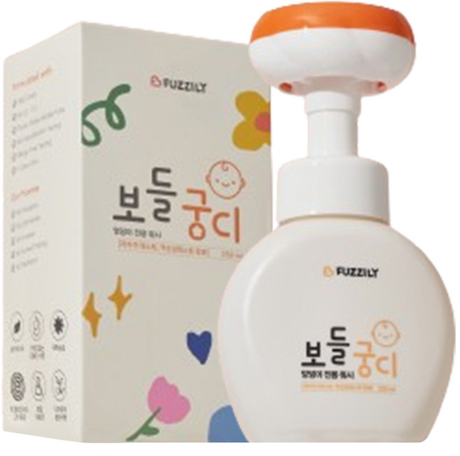 퍼즐리 유아용 보들궁디 저자극 알러지프리 엉덩이 전용 워시, 250ml, 1개