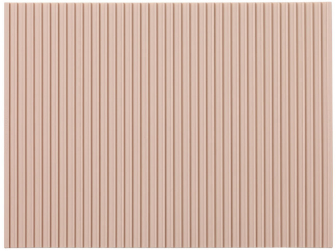 디아르 돌로레 실리콘 싱크대 식기건조 매트, 소프트핑크, 1개