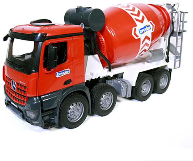 bruder 賓士 Arocs 水泥攪拌車 BR03655 重型機具可動玩具, 混合色