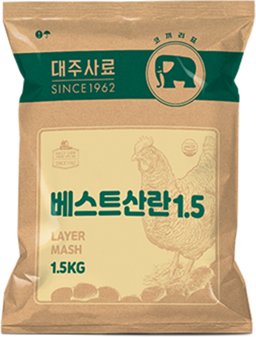 대주 베스트산란 산란계용 사료, 1.5kg, 1개