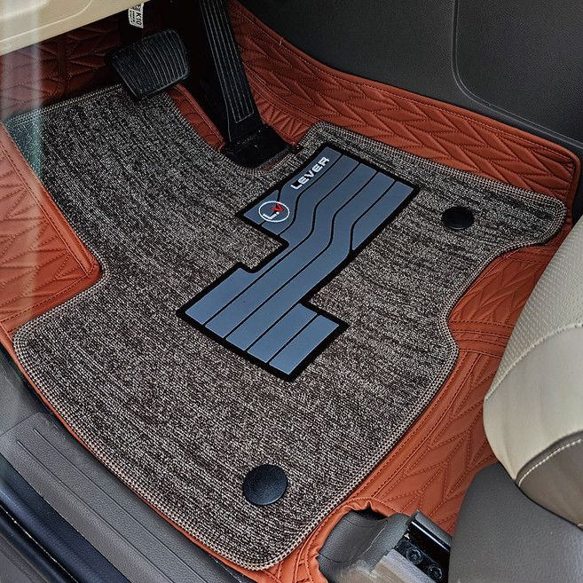 포시즌 신형 5D 입체 모노륨매트 풀세트, 더뉴카니발 KA4 9인 컴포트O 가솔린, 디젤 2023. 12~, 브라운