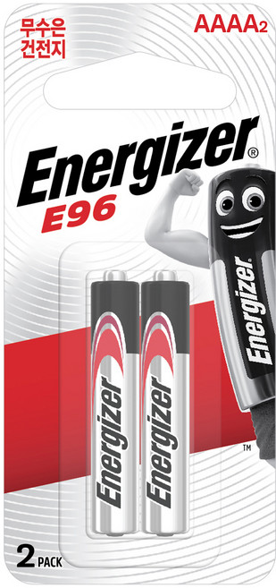에너자이저 알카라인 AAAA건전지, 2개입, 1개