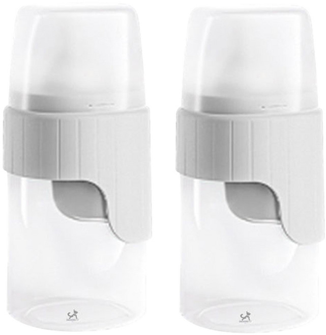 딩동펫 엘리펀트 젖병 150ml, 그레이, 2개