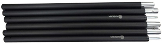 나스카피 듀랄루민 타프 무광 폴대 2p 무광블랙, 1세트