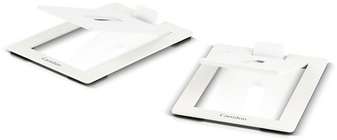 캔스톤 스피커 스탠드 2개, ST-08, 화이트, 1세트