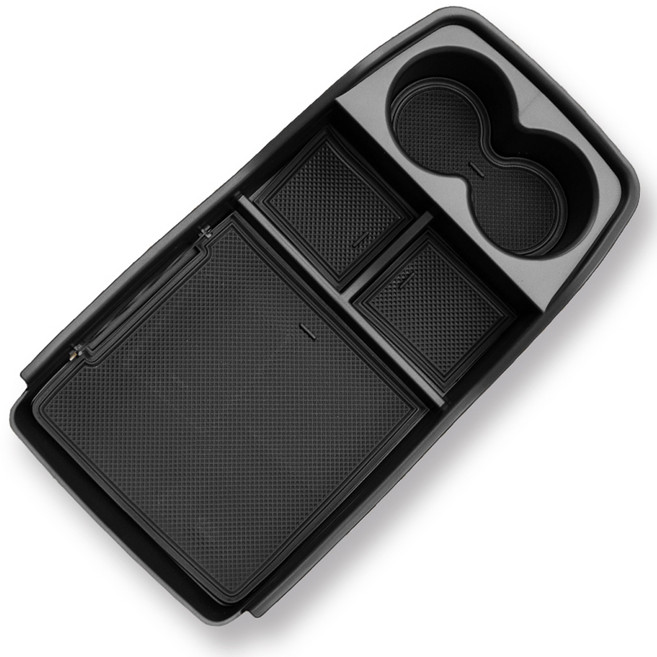 자동차 튜닝 하단 정리 콘솔트레이, 블랙, EV9