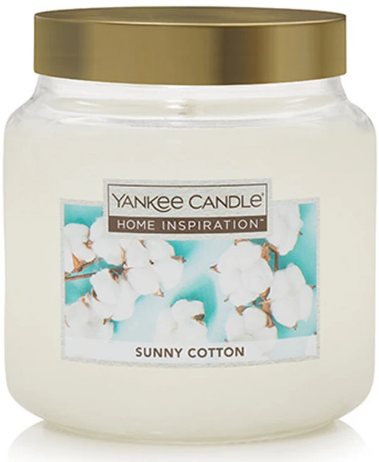 양키캔들 홈 인스퍼레이션 밸류 캔들 M, 써니코튼, 425g, 1개 - 쿠팡