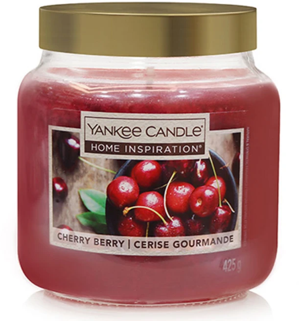양키캔들 홈 인스퍼레이션 밸류 캔들 M, 체리베리, 425g, 1개 - 쿠팡