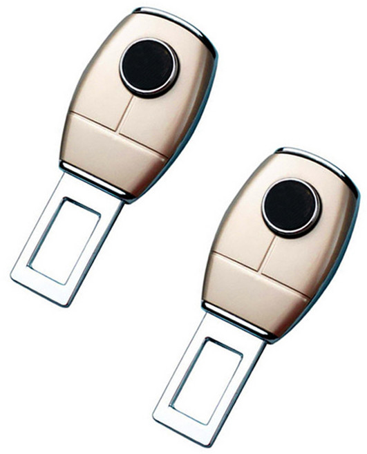 어반카 프리미엄 연장 안전벨트 클립, 베이지, 2개