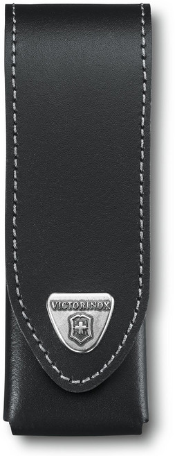 빅토리녹스 아미 나이프 전용 가죽 벨트 파우치 4.0523.3, 블랙, 1개