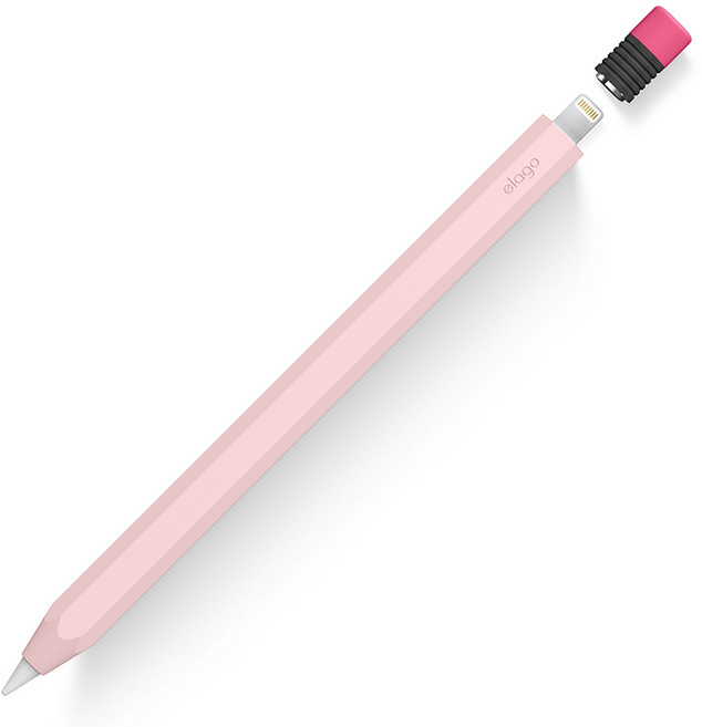 엘라고 애플펜슬 실리콘 케이스, 러블리핑크