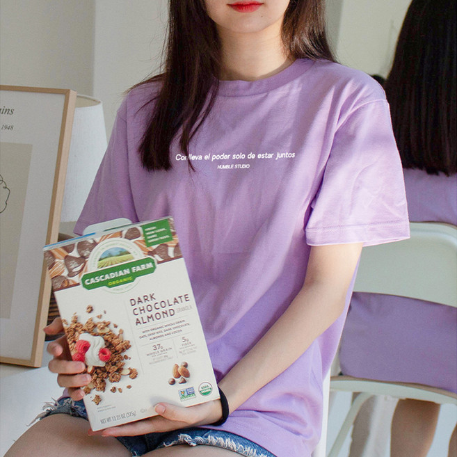 女款字母印花短袖T恤