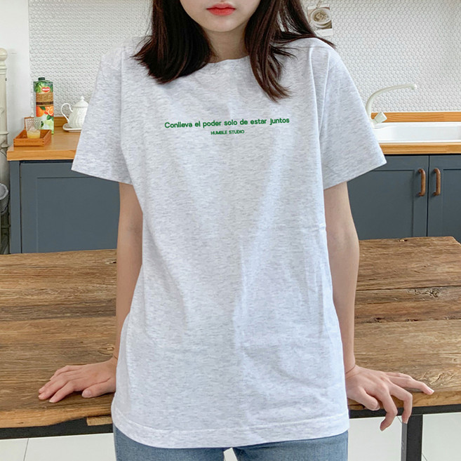 女款字母印花短袖T恤