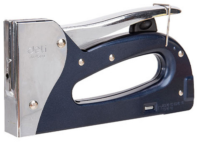 델리 인테리어 다목적 핸드 건타카 심 세트 E4600, 네이비, 1세트