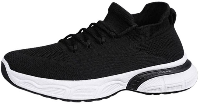 엘쏘 남성용 심플 니트 삭스 경량 스니커즈