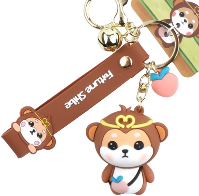 카템 12간지 캐릭터 멀티 키링, 원숭이띠(신), 1개