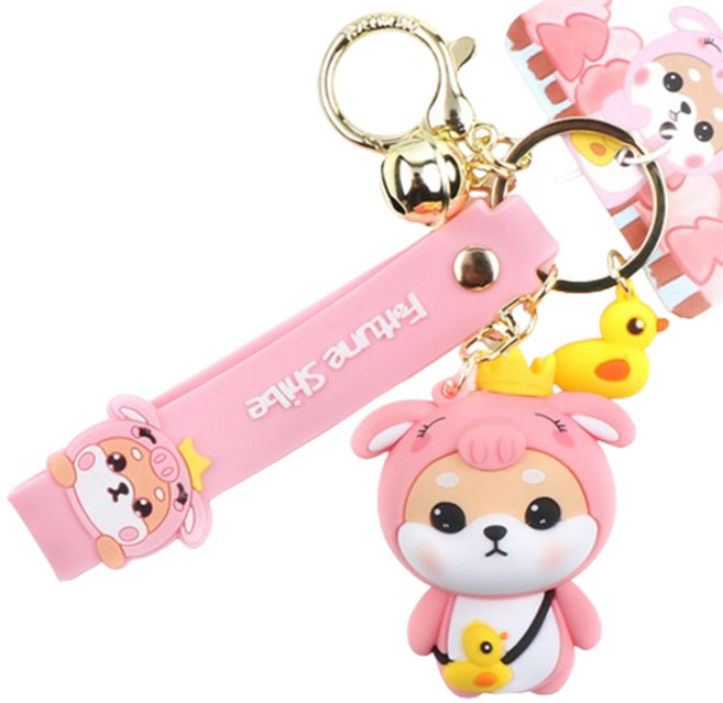 카템 12간지 캐릭터 멀티 키링, 돼지띠(해), 1개