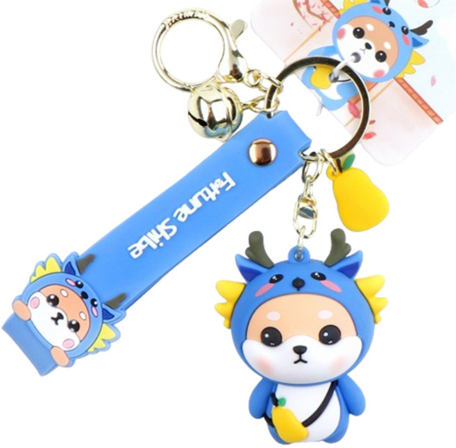 카템 12간지 캐릭터 멀티 키링 CT434, 용띠(진), 1개