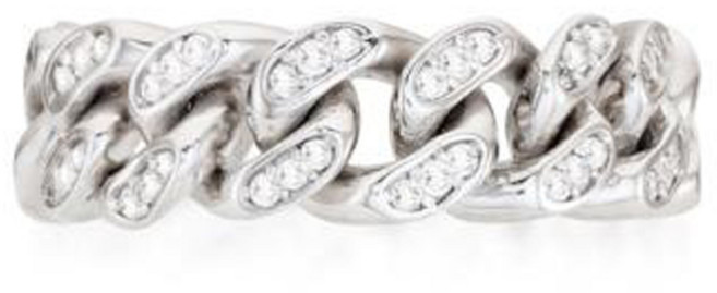 로이드 여성용 러브락 하프세팅 체인반지