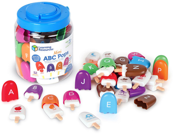 러닝리소스 미니 ABC 팝스 LER6799, 혼합 색상, 1개
