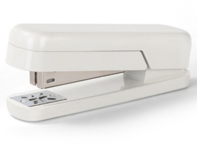델리 투톤 파스텔 360도 회전 둥근코 스테이플러 33호심 TA304, 화이트, 1개