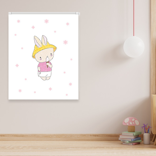 아이스크림토끼_여 실사롤스크린 일반원단