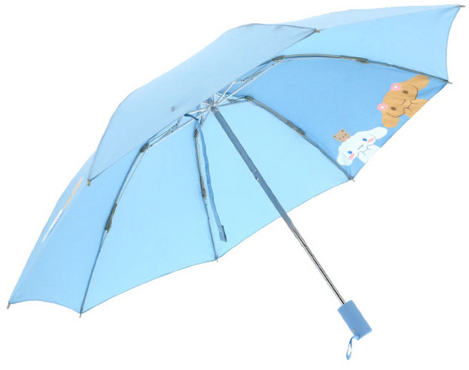 산리오 시나모롤 베프 소프트폴드 거꾸로 완전자동우산 MUHKU70048+커버세트