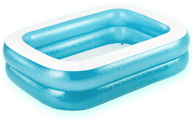 베스트웨이 유아용 고급 사각 물놀이 풀장 PL54346, 블루, 1개