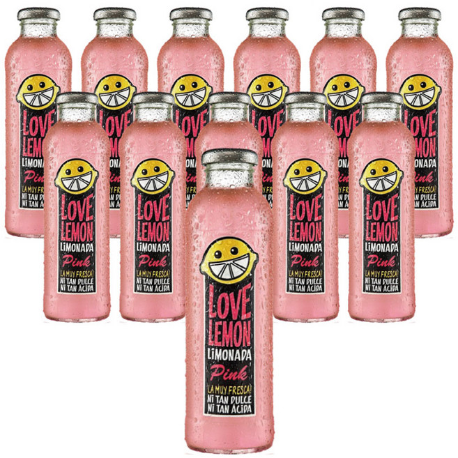러브 레모네이드 핑크 음료, 12개, 475ml