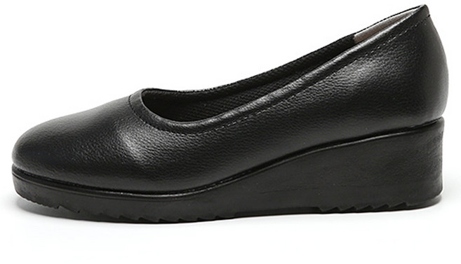 JACK&JILL 牛皮坡跟鞋 JA4103