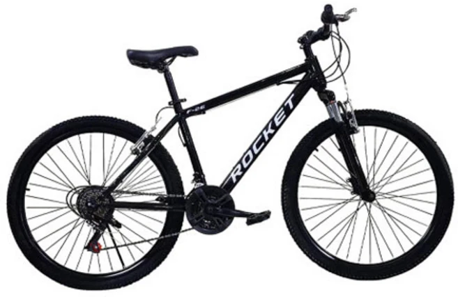 닥터바이크 서스펜션 21단 스틸프레임 MTB 자전거 66cm F-26S ROCKET, 블랙, 170cm, 1개 - 쿠팡