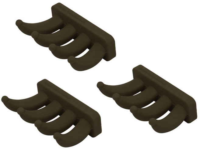 아던홈 THE 다용도 실리콘 바나나 후크, 블랙, 3개