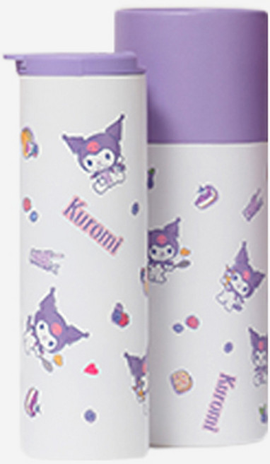 데이니즈 산리오 캐릭터즈 스텐 텀블러, 쿠로미, 450ml, 1개